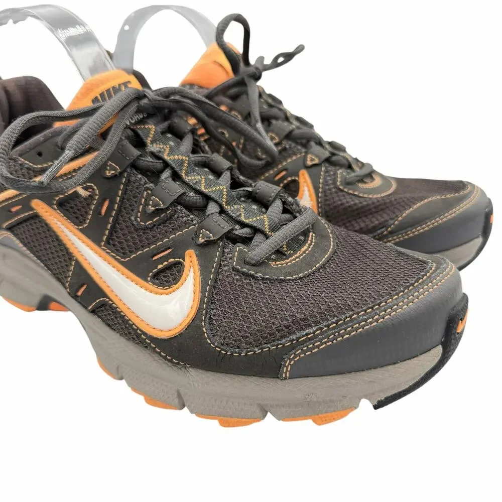 Nike Women's Air Alvord 9 Trail Running Black Neon Orange Athletic Shoes